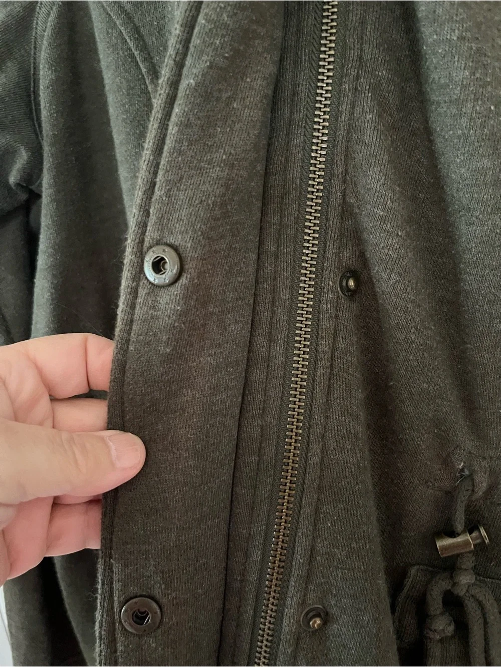 torrid Sz2 (2X) Dark Olive Drawstring Waist Utility Jacket